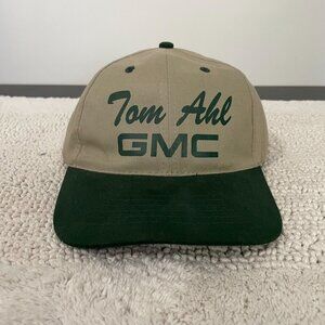 HEAD SHOT VINTAGE TOM AHL GMC STRAP BACK DAD HAT ADULT OSFA BALL CAP